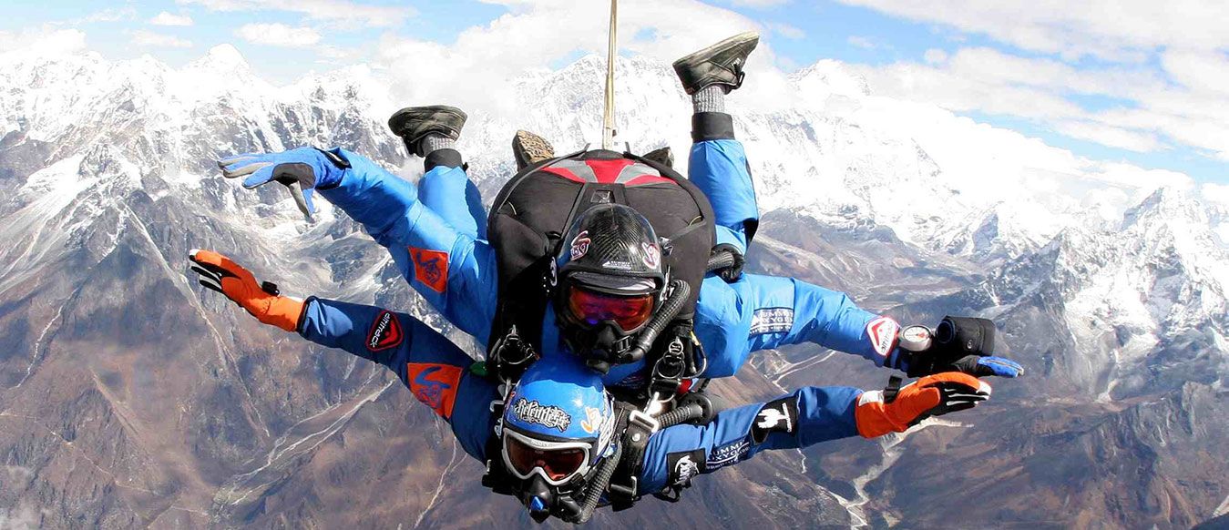 Skydive from the Himalayas